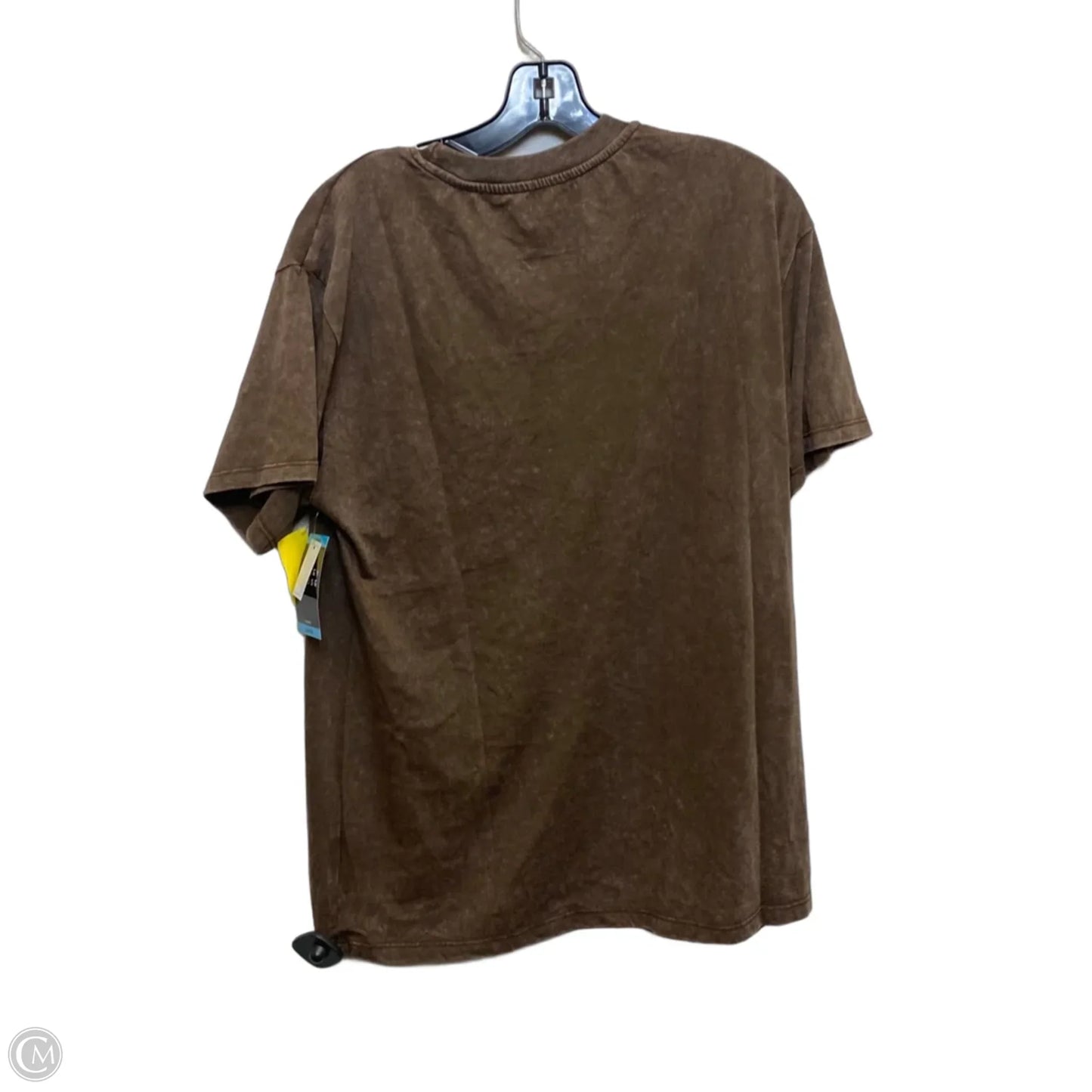 Top Short Sleeve By Disney In Grey, Size: L