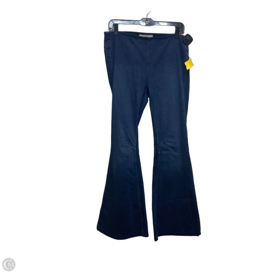 Jeans Flared By Free People In Blue Denim, Size: 8