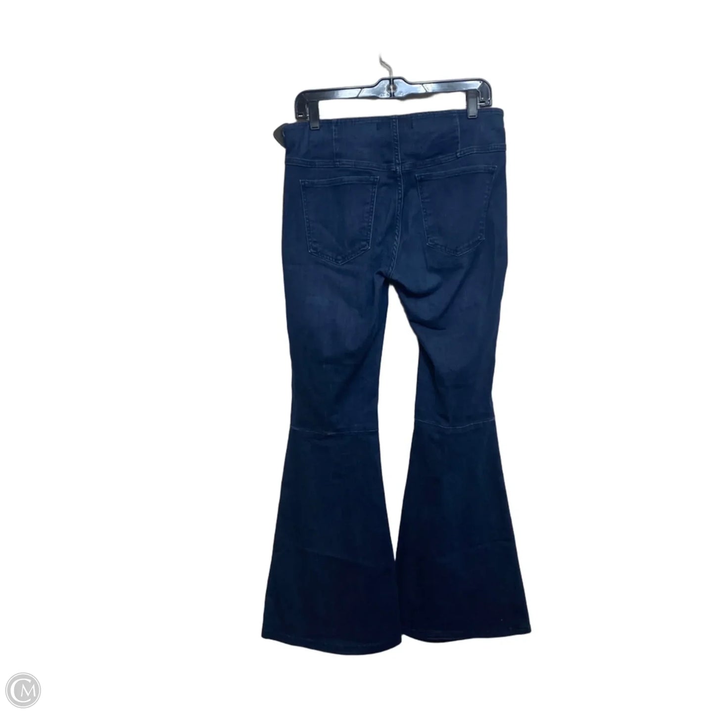 Jeans Flared By Free People In Blue Denim, Size: 8