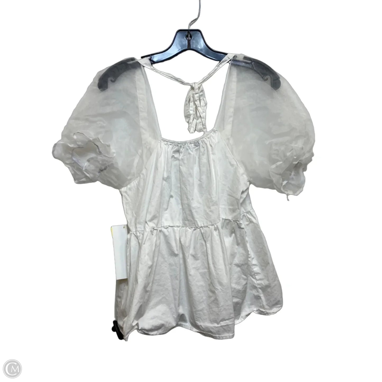 Top Short Sleeve By Pomander Place In White, Size: M