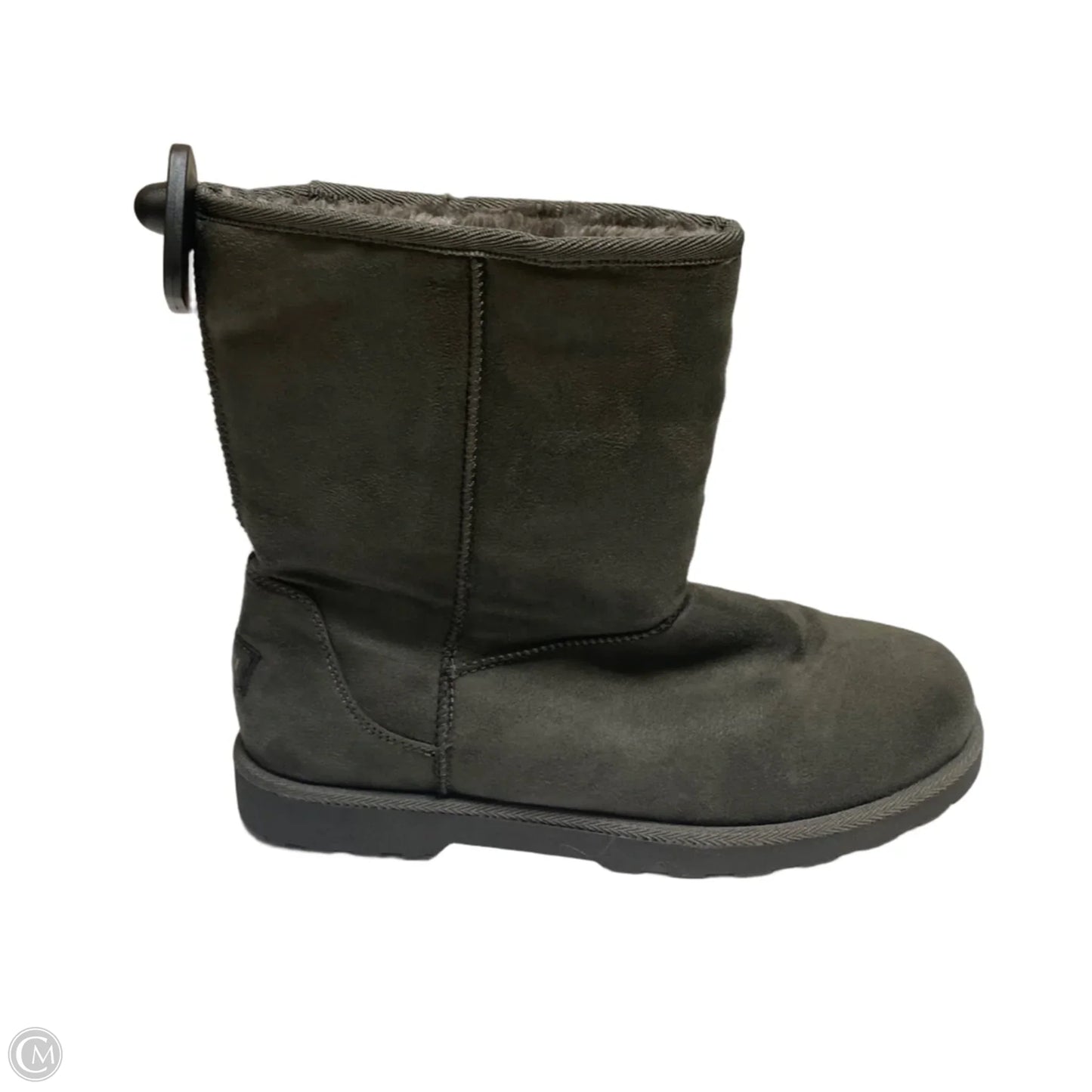 Boots Ankle Flats By Makalu In Grey, Size: 9