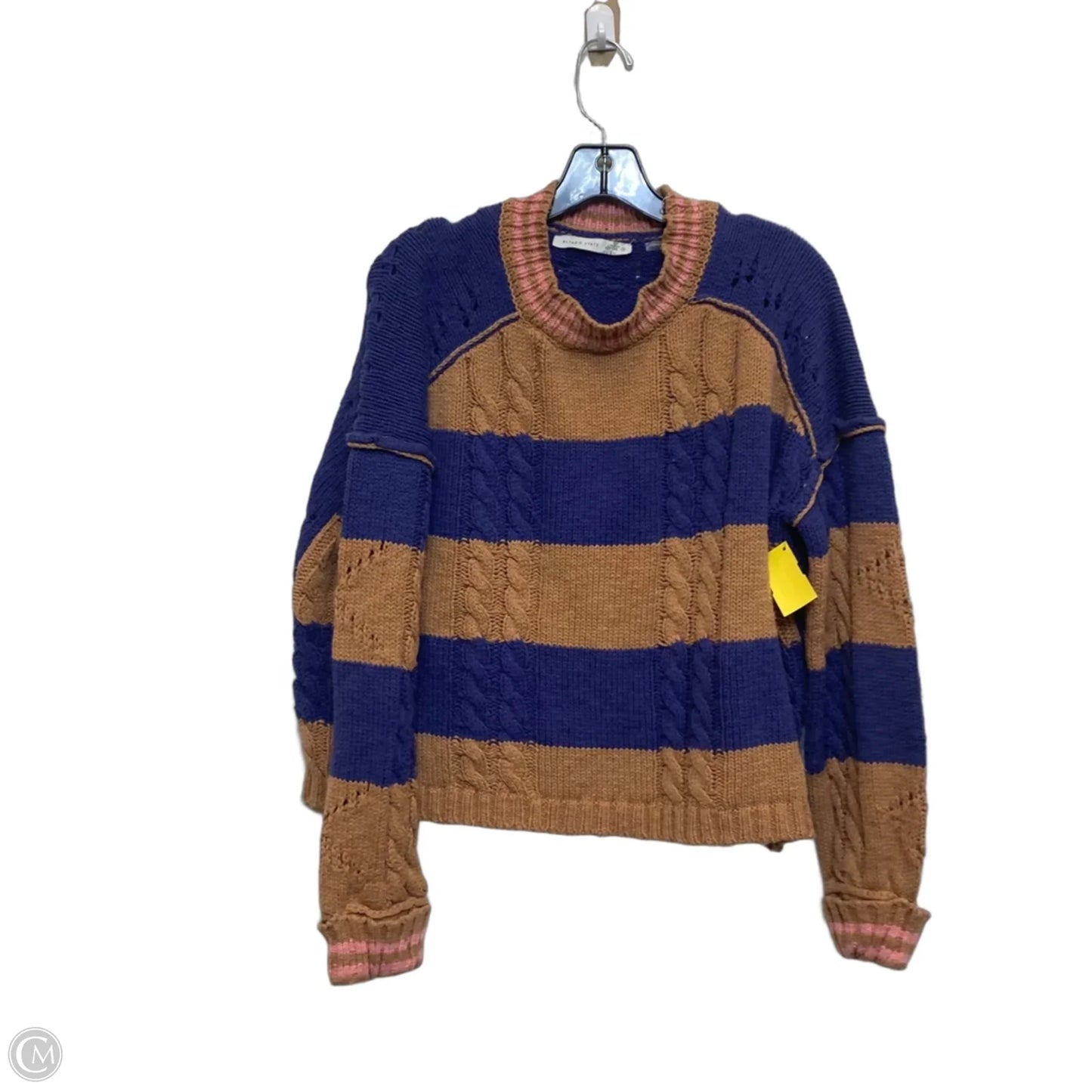 Sweater By Altard State In Blue & Brown, Size: S