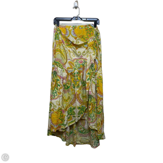 Skirt Maxi By Haute Hippie In Green & Yellow, Size: M