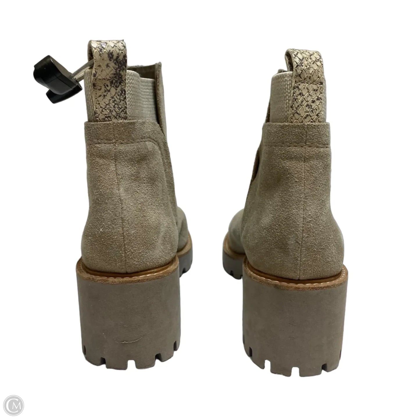 Boots Ankle Heels By Dolce Vita In Tan, Size: 9