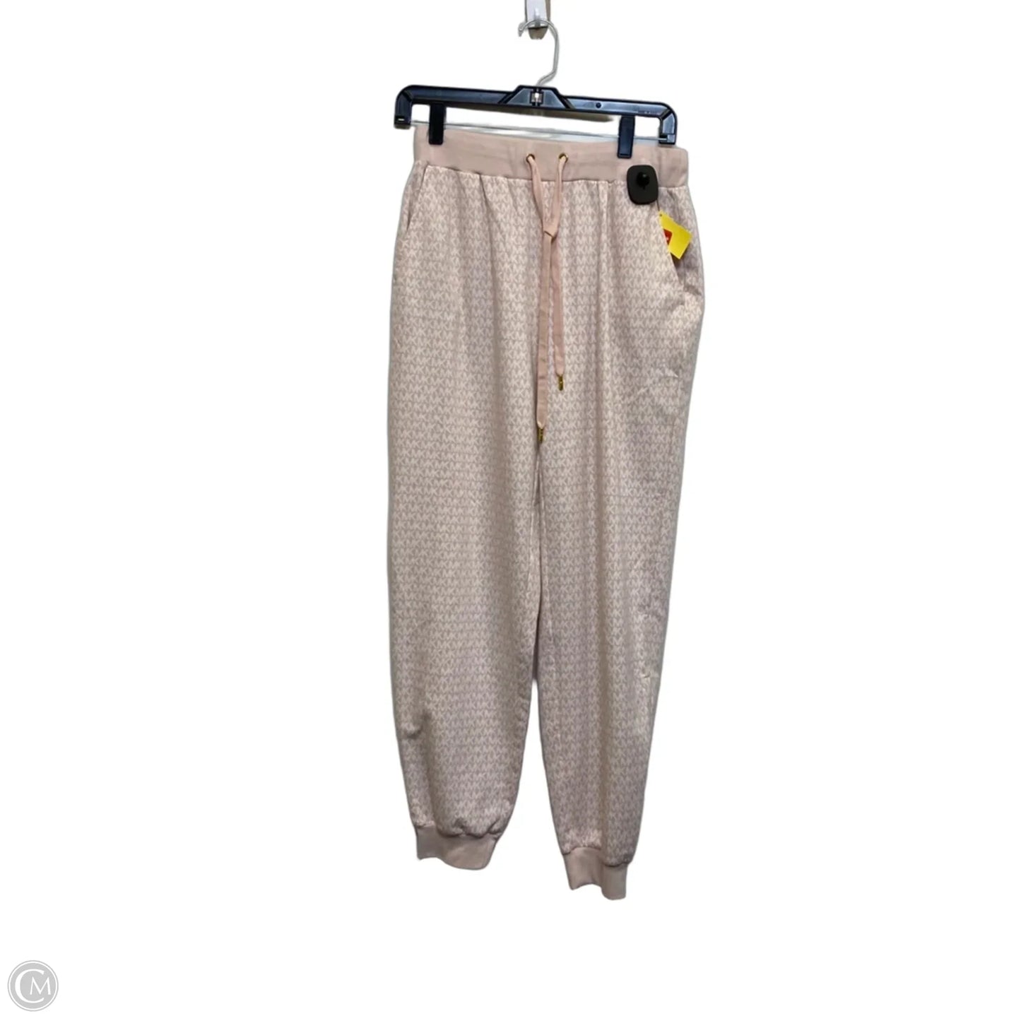 Lounge Set Pants By Michael By Michael Kors In Pink & White, Size: M