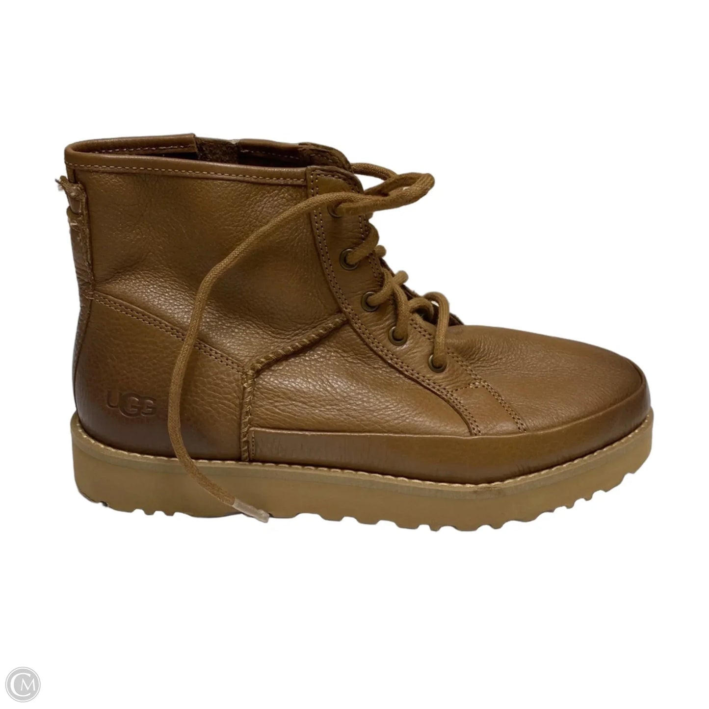 Boots Designer By Ugg In Brown, Size: 8