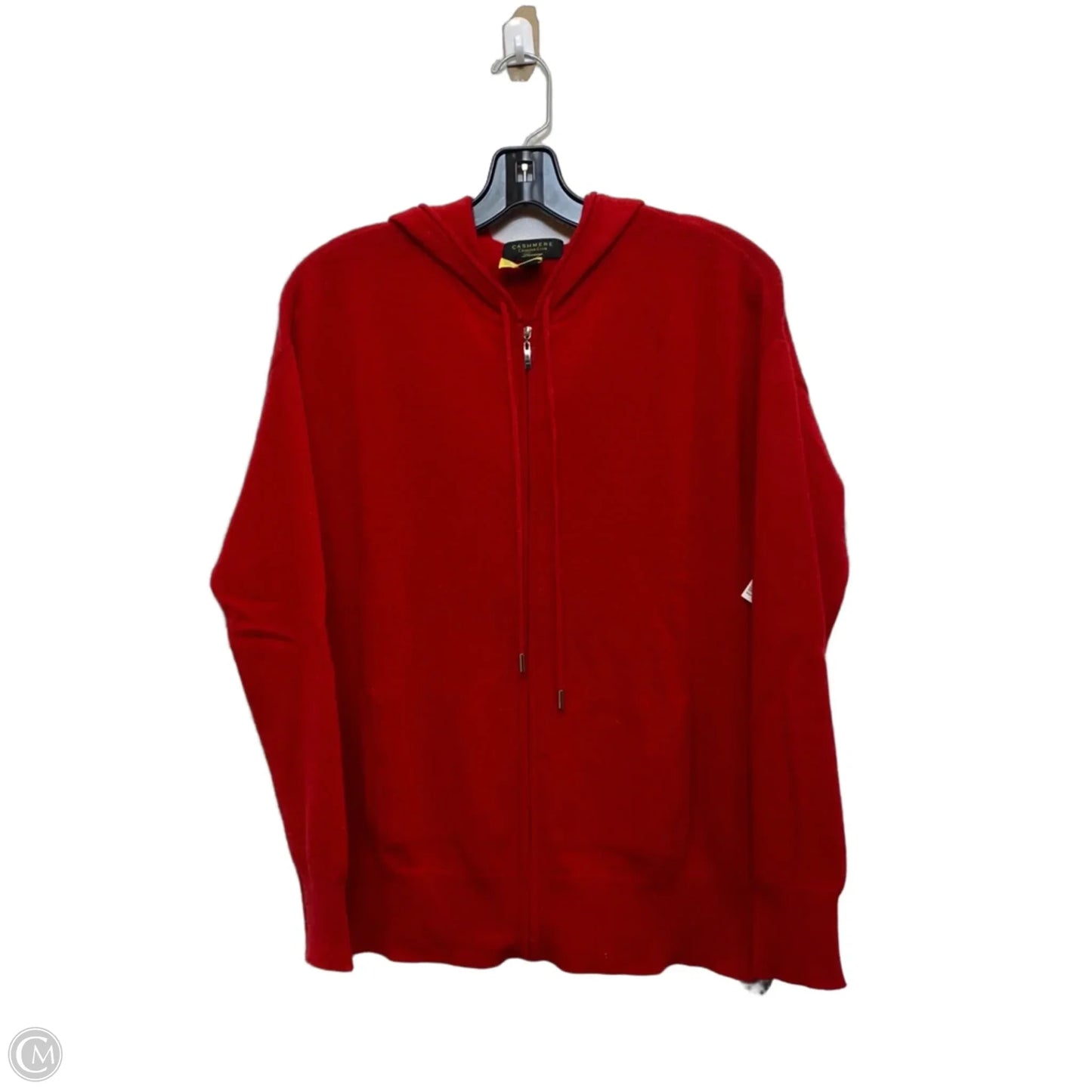 Sweater Cardigan Cashmere By Charter Club In Red, Size: S