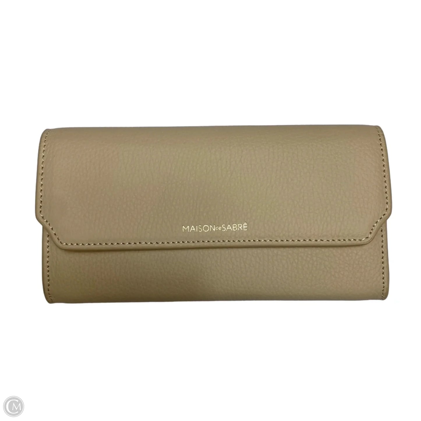 Wallet Leather By Maison De Sabre, Size: Large