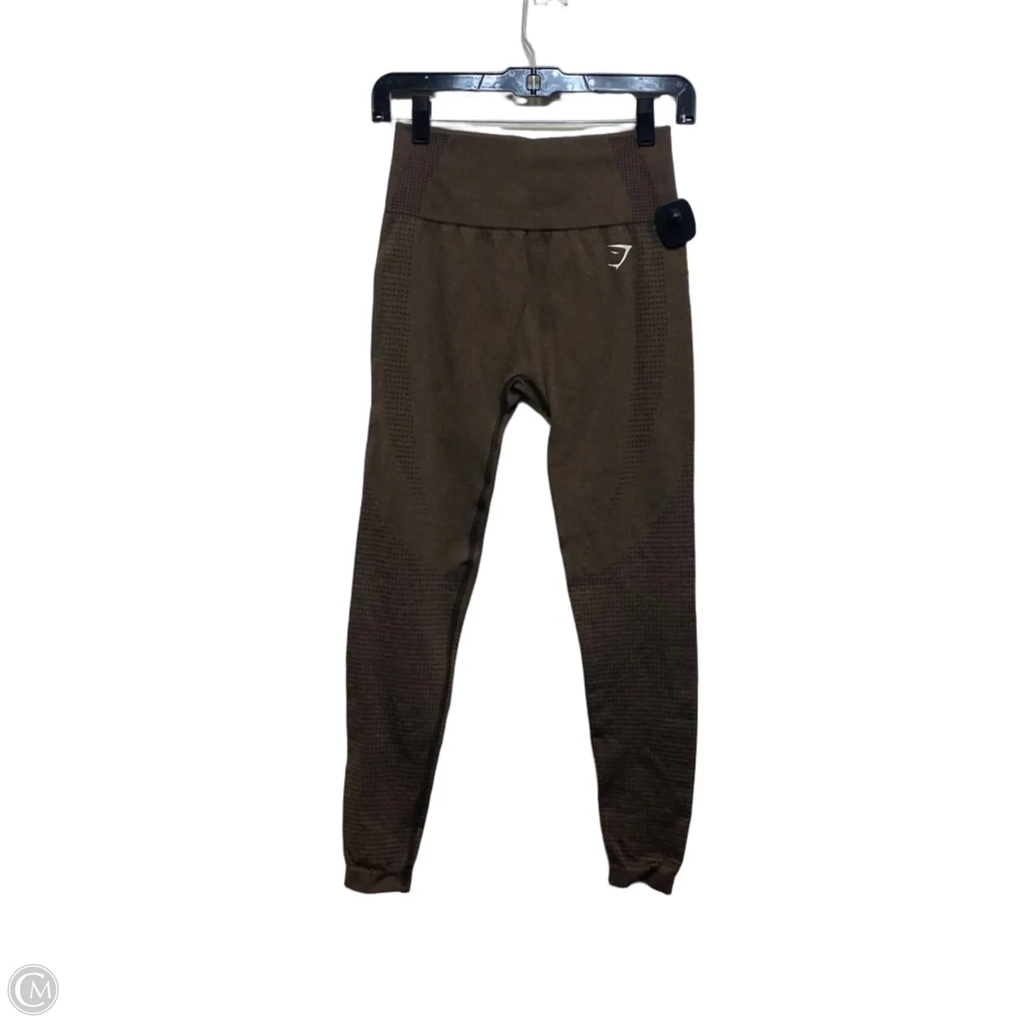 Athletic Leggings By Gym Shark In Brown, Size: M