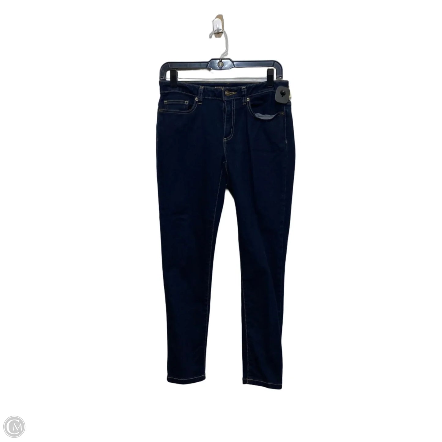 Jeans Skinny By Michael By Michael Kors In Blue Denim, Size: 4