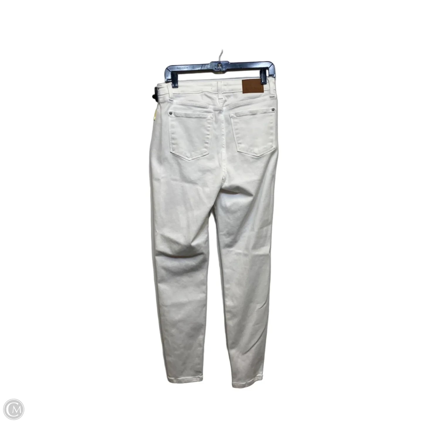 Jeans Skinny By Judy Blue In White Denim, Size: 8