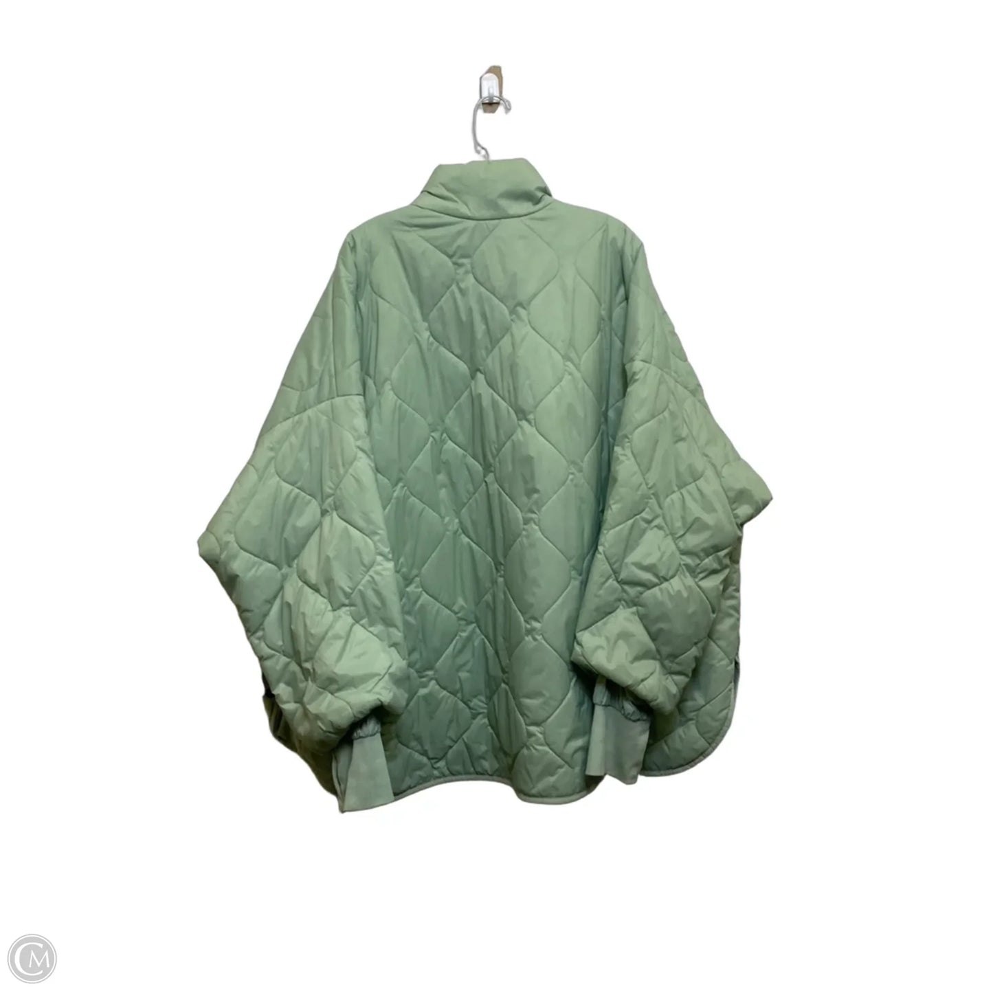 Jacket Puffer & Quilted By Cmf In Green, Size: 3x
