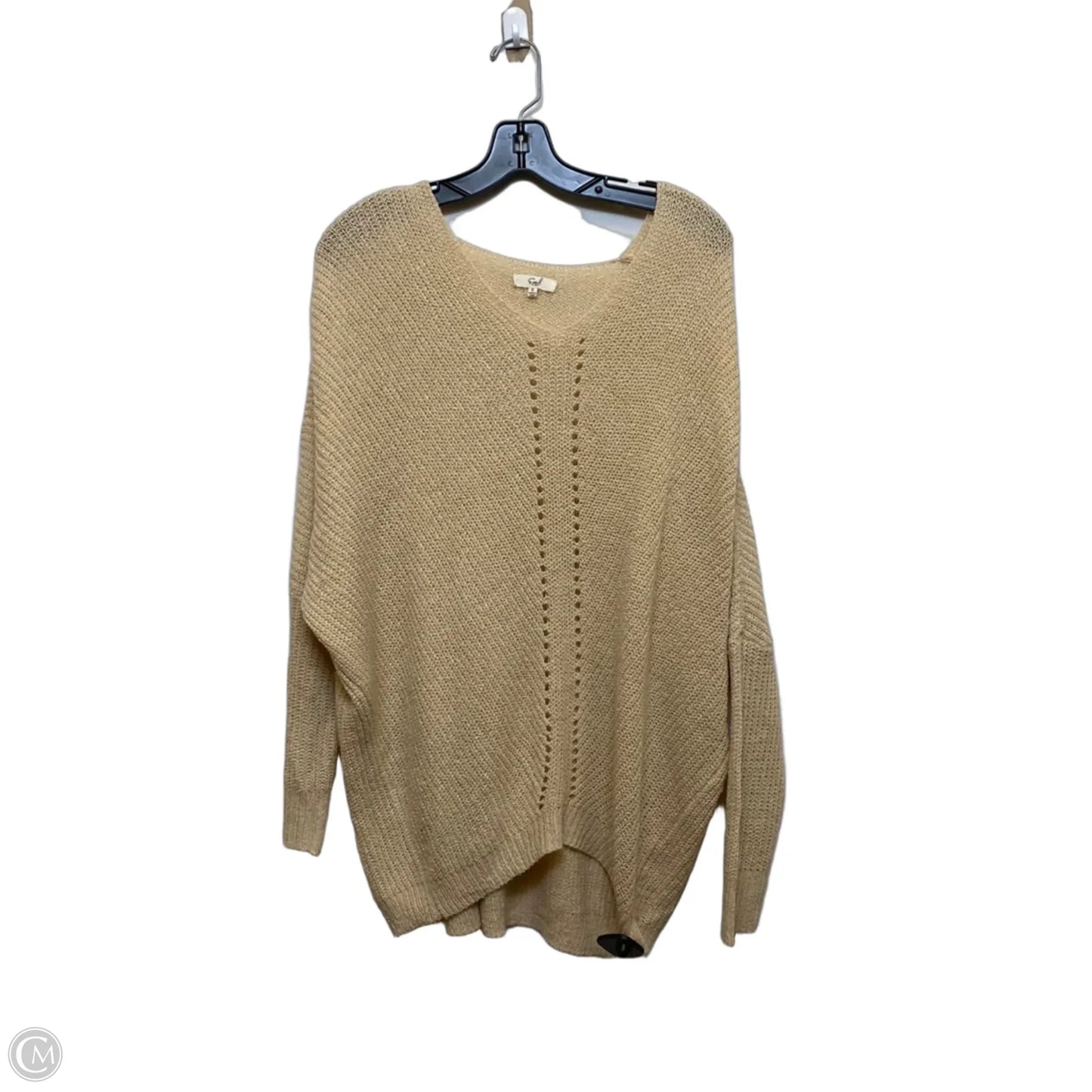 Sweater By Easel In Tan, Size: S