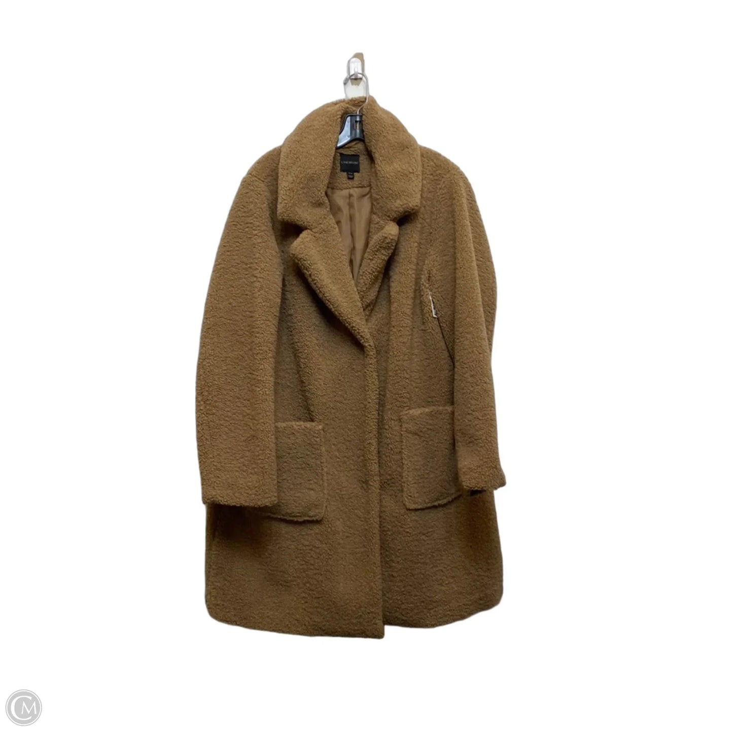 Coat Peacoat By Lane Bryant In Brown, Size: L