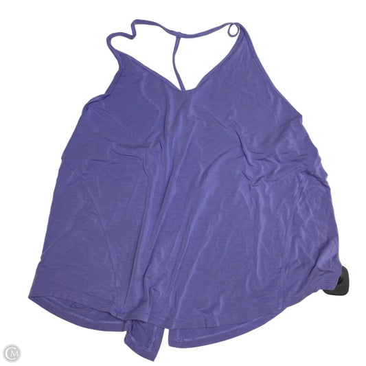Athletic Tank Top Designer By Lululemon In Purple, Size: M
