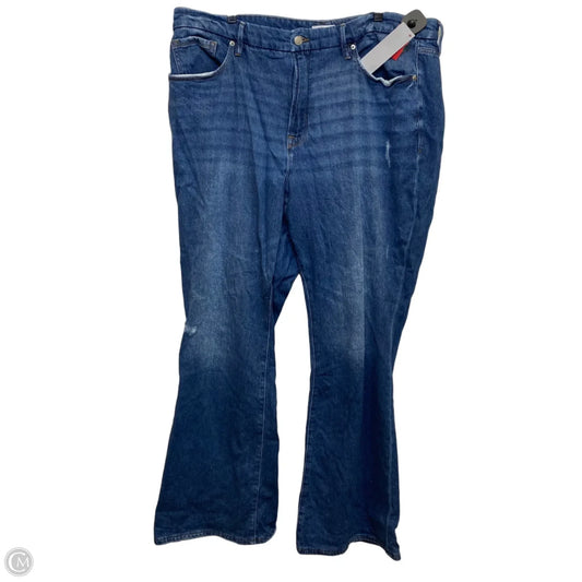 Jeans Designer By Good American In Blue Denim, Size: 22