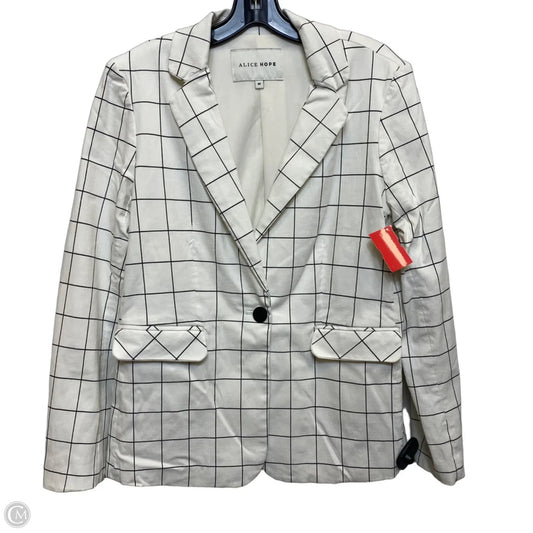 Blazer By Alice Hope In White, Size: M