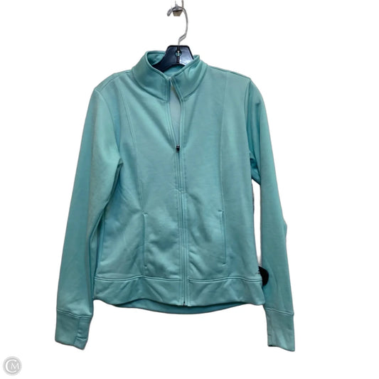 Athletic Jacket By Bcg In Teal, Size: Xs