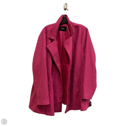 Coat Peacoat By Torrid In Pink, Size: 2x