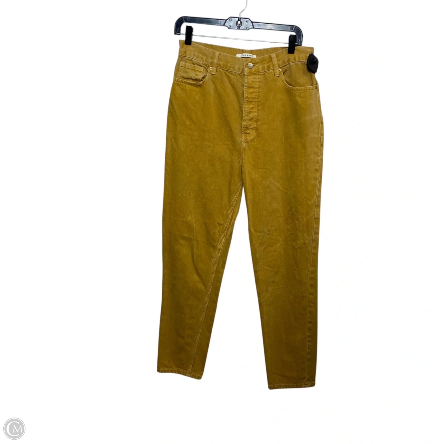 Jeans Wide Leg By Pacsun In Yellow Denim, Size: 6