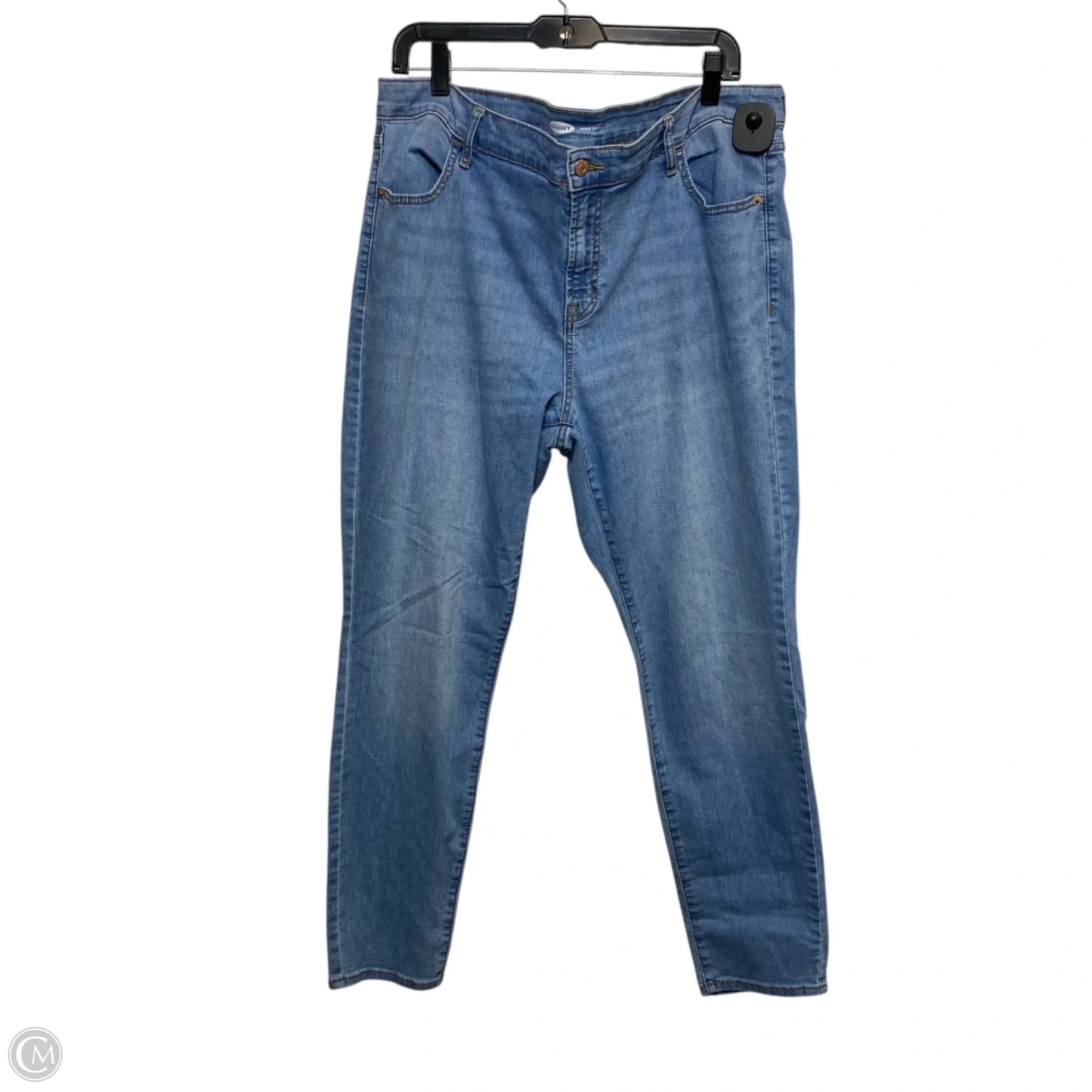 Jeans Skinny By Old Navy In Blue Denim, Size: 18