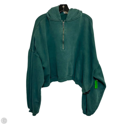 Sweatshirt Hoodie By Wild Fable In Green, Size: 1x