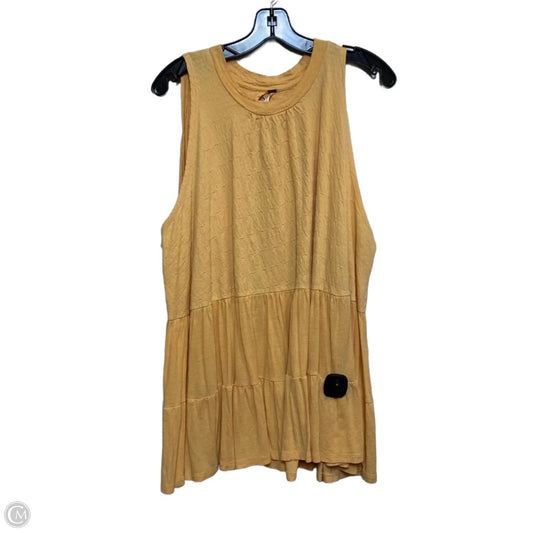 Top Sleeveless By Free People In Orange, Size: L
