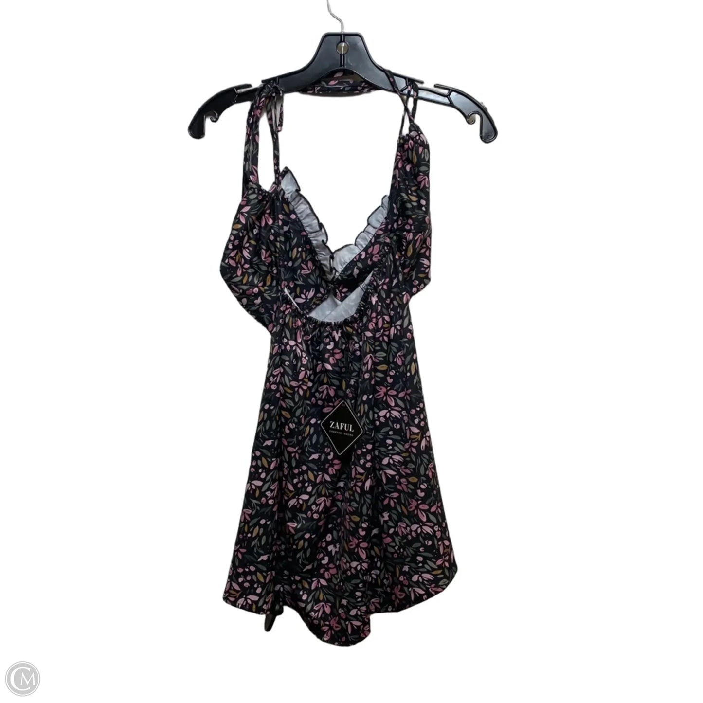 Dress Casual Short By Zaful In Black & Pink, Size: 2