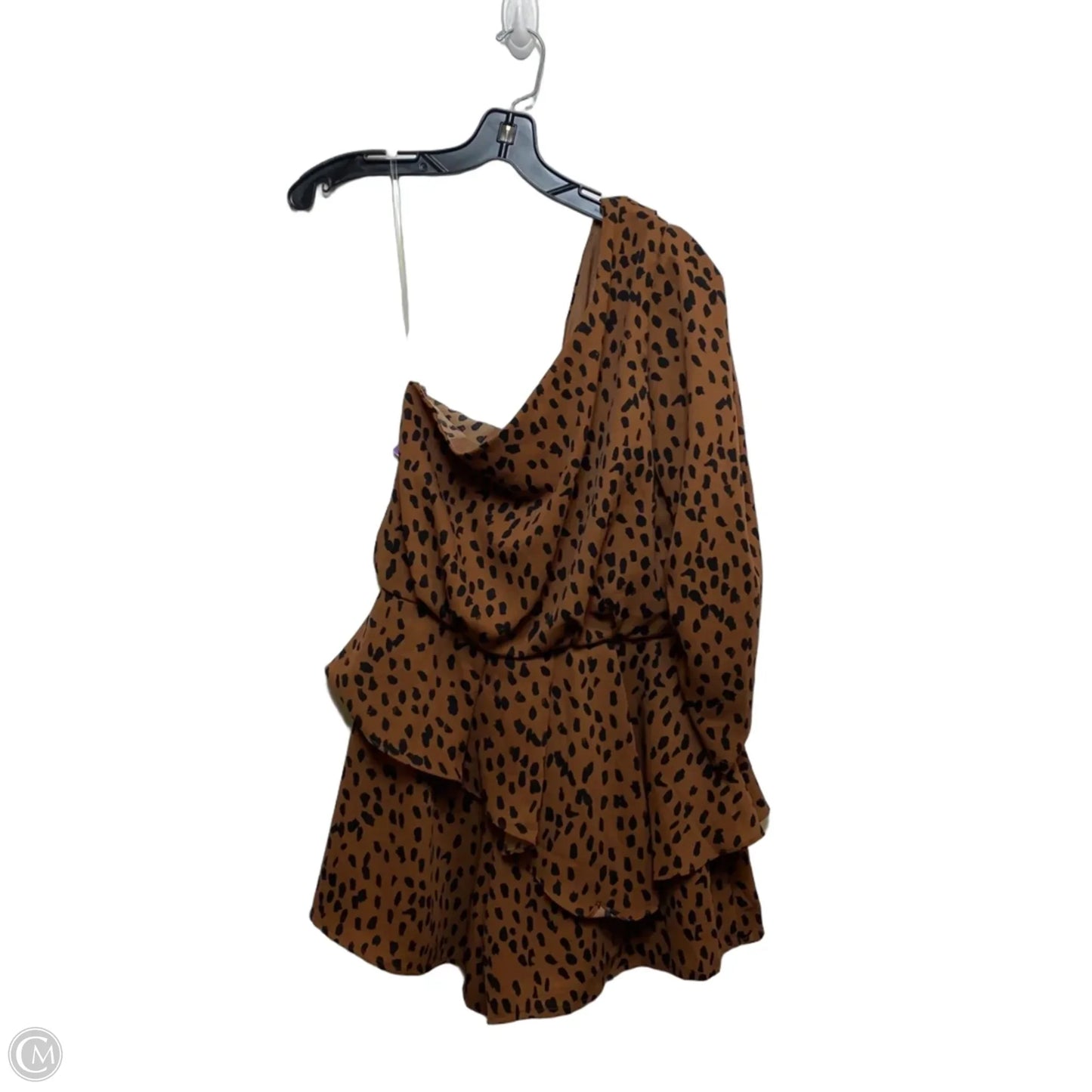 Dress Casual Short By Do + Be In Animal Print, Size: L
