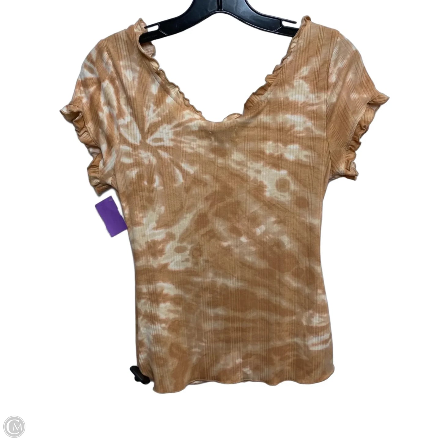 Top Short Sleeve By True Craft In Orange, Size: S