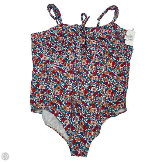 Swimsuit By Time And Tru In Multi-colored, Size: 3x