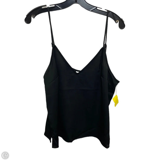 Top Sleeveless By A New Day In Black, Size: L