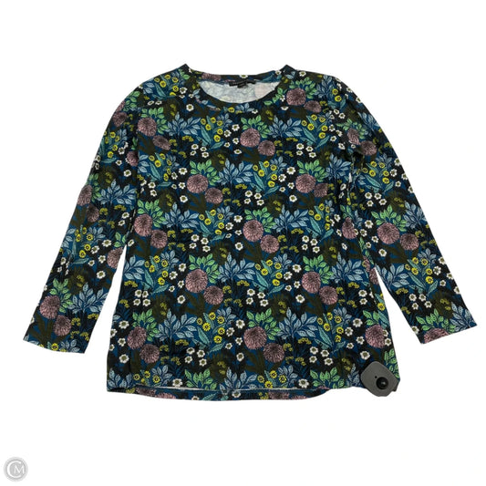 Top Long Sleeve By J. Crew In Multi-colored, Size: Xs