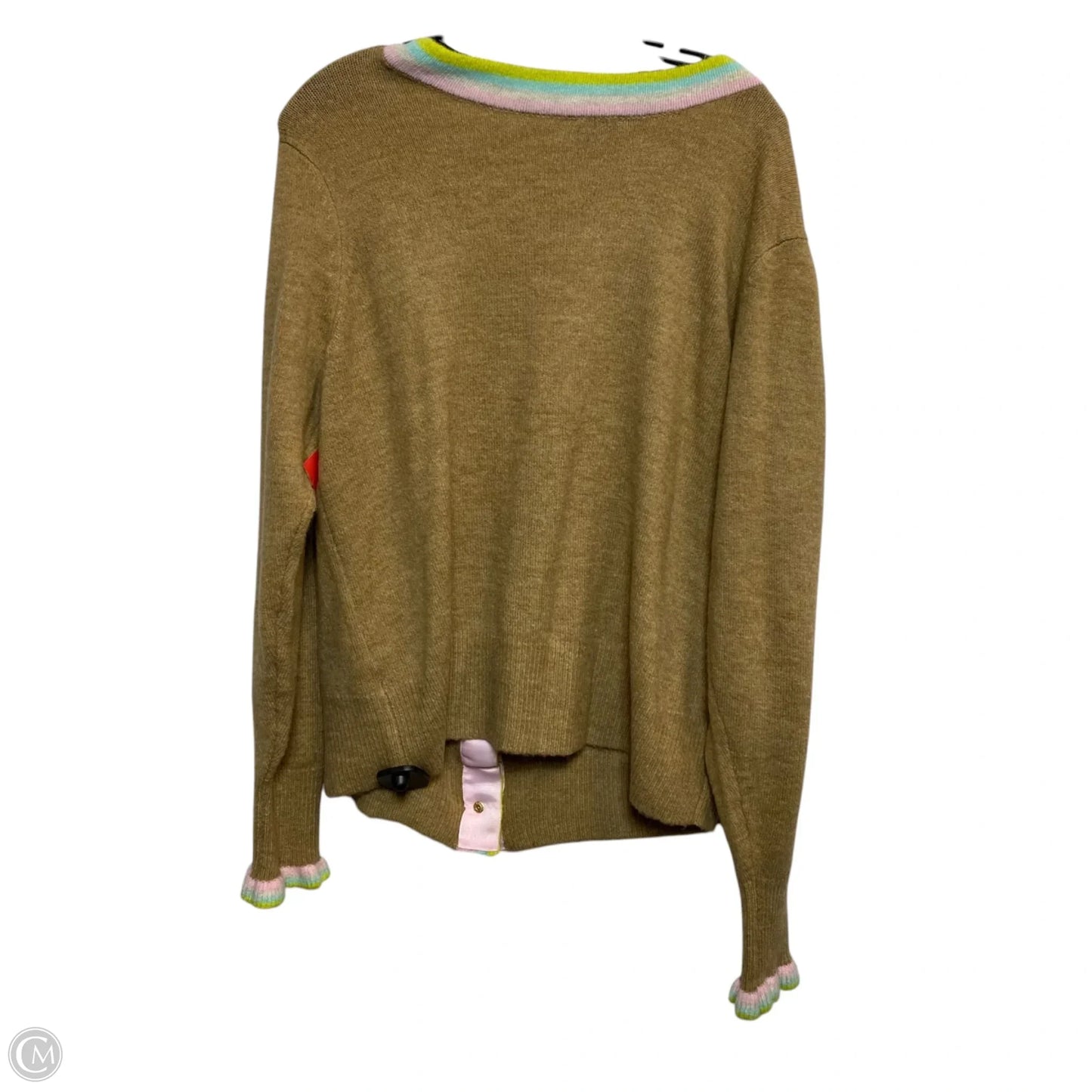 Sweater Cardigan By Crown And Ivy In Brown, Size: Xl