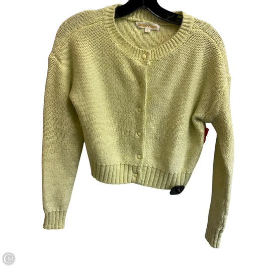 Sweater Cardigan By Sugar Moon In Green, Size: S