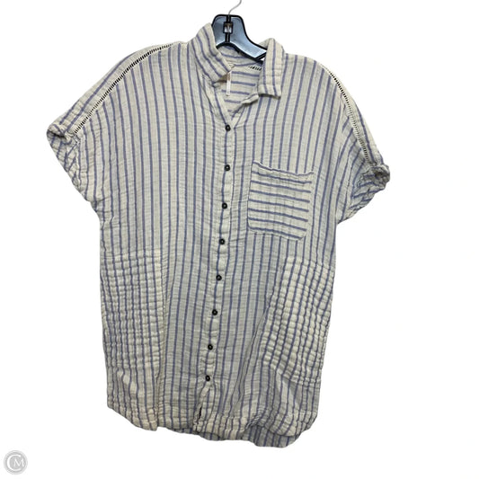 Top Sleeveless By Free People In Blue & White, Size: Xs