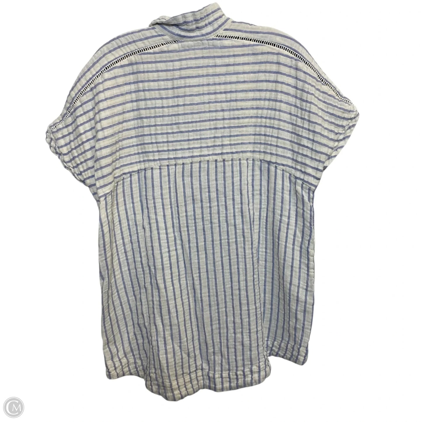 Top Sleeveless By Free People In Blue & White, Size: Xs