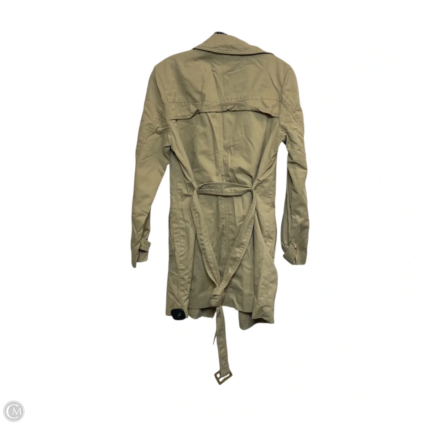 Coat Trench Coat By Gap In Tan, Size: M