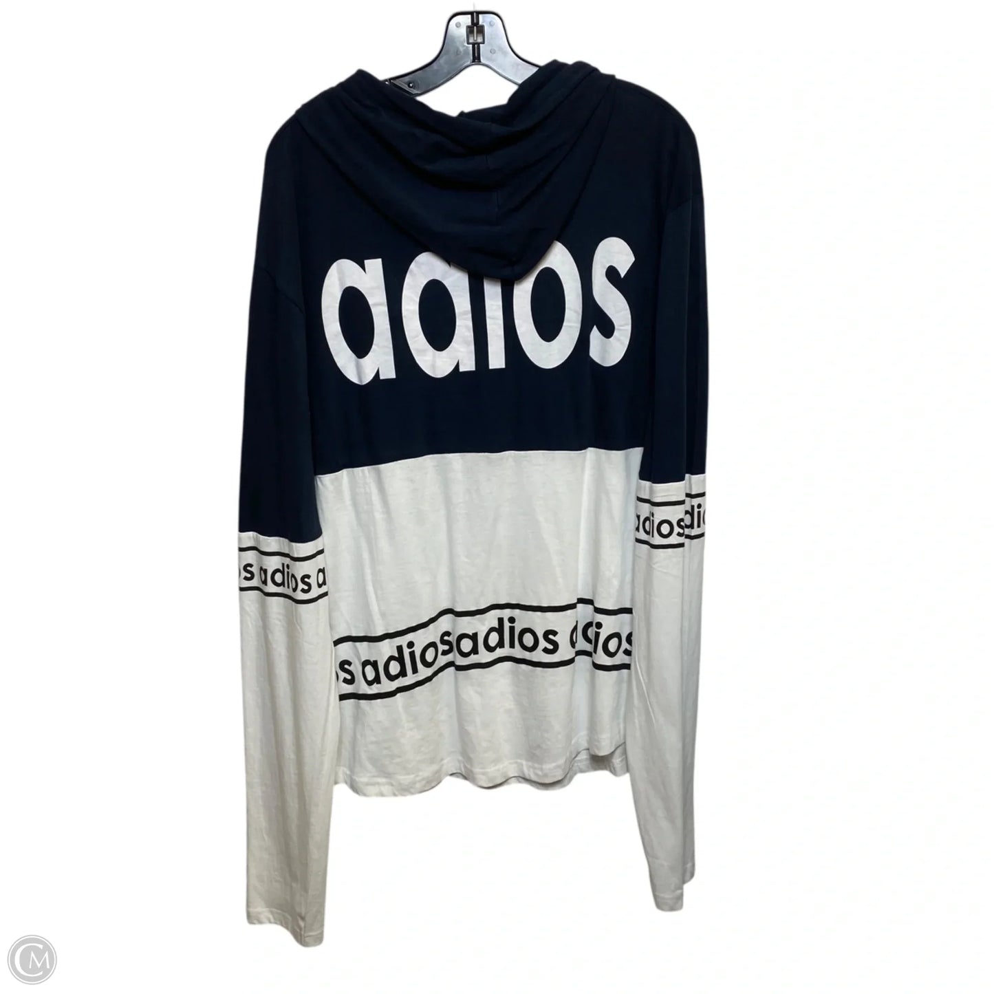 Top Long Sleeve By On Fire In Navy, Size: 3x