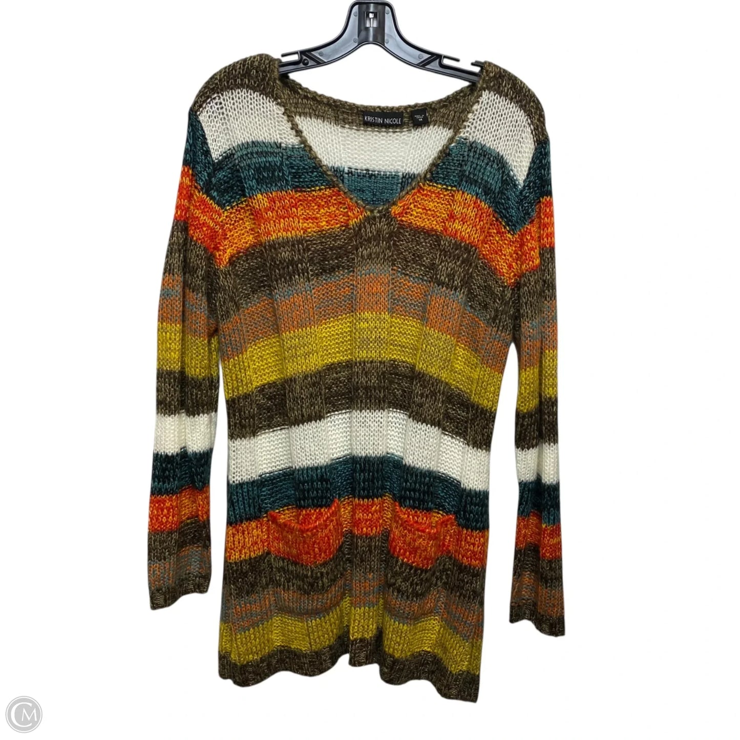 Sweater By Kristin Nicole In Multi-colored, Size: 1x