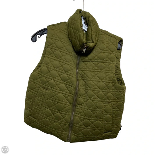 Vest Puffer & Quilted By Entro In Green, Size: S