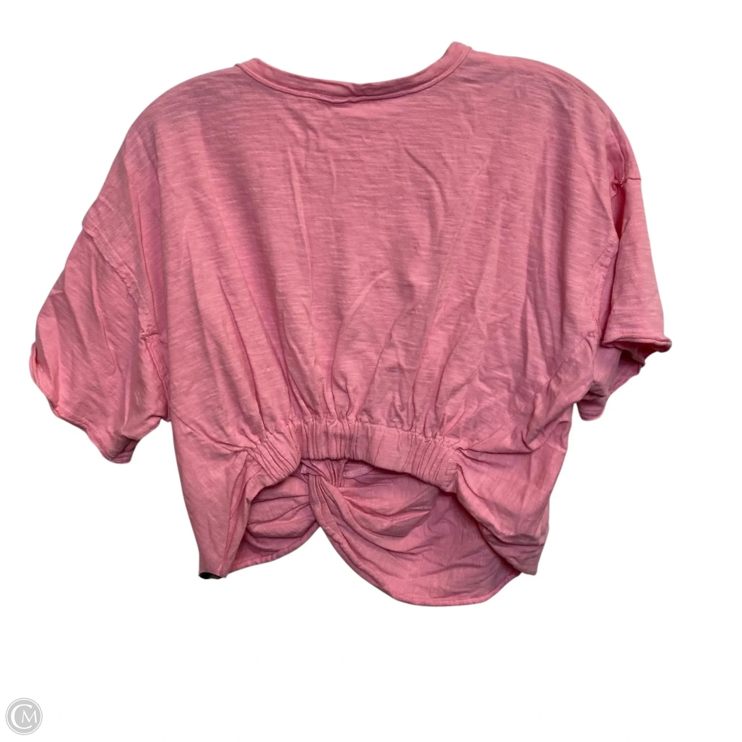 Top Short Sleeve By Free People In Pink, Size: M
