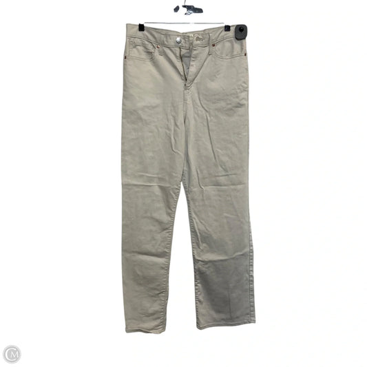 Jeans Straight By Levis In Cream, Size: 10