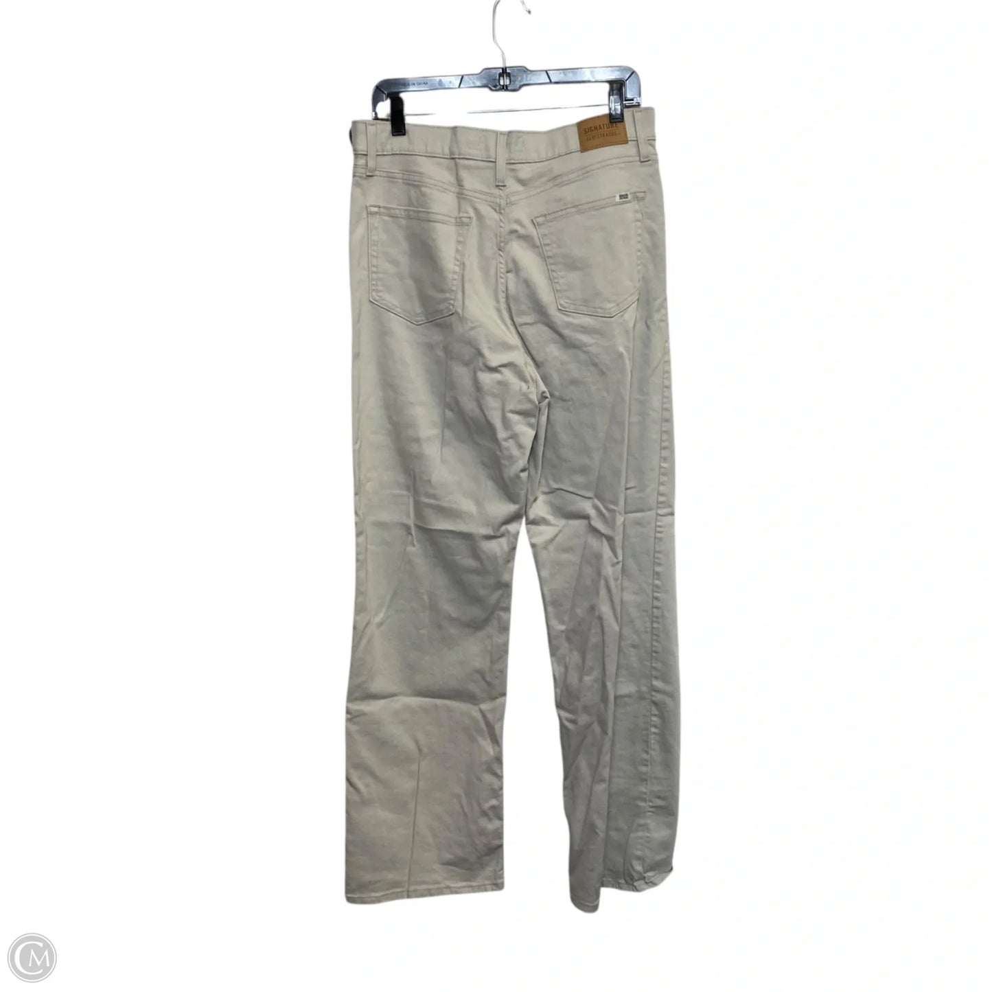 Jeans Straight By Levis In Cream, Size: 10