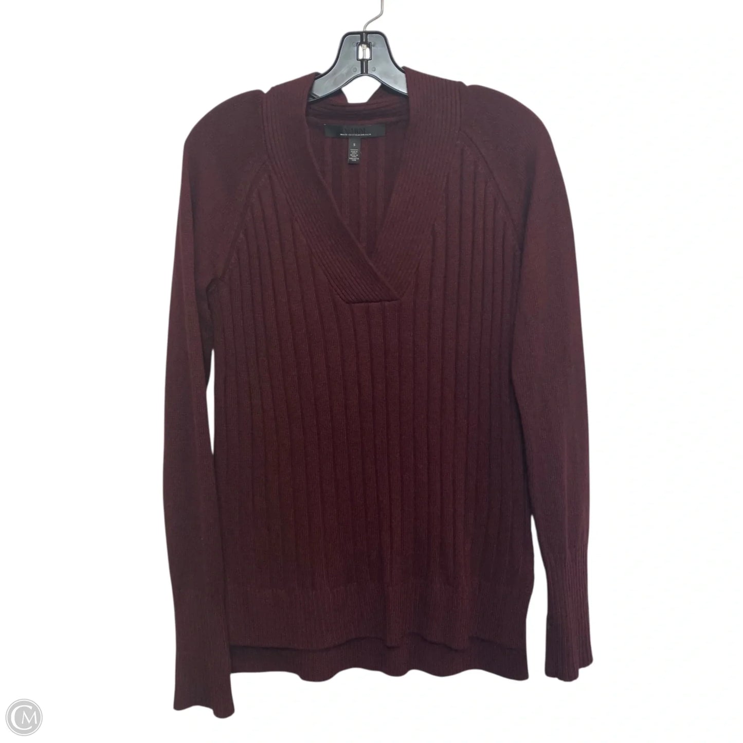 Top Long Sleeve By White House Black Market In Red, Size: S