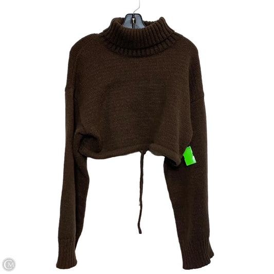 Sweater By Double Zero In Brown, Size: L