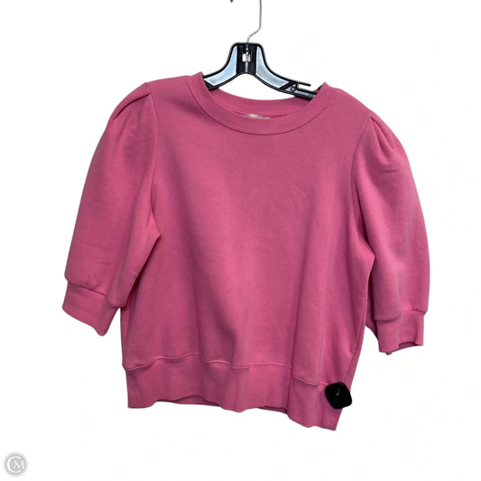 Top Short Sleeve By H&m In Pink, Size: M
