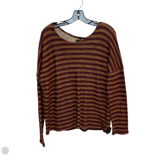 Top Long Sleeve By Lucky Brand In Brown, Size: M