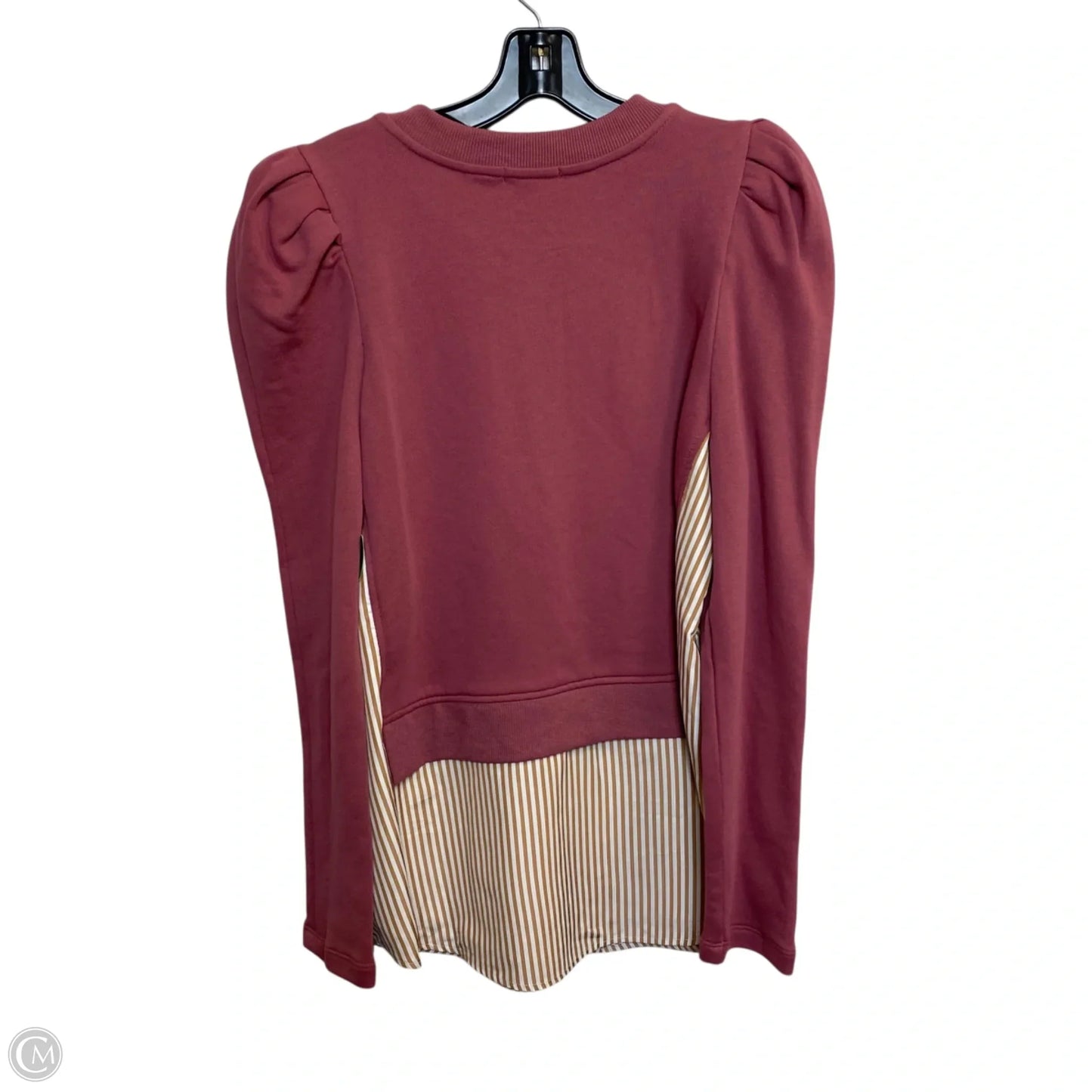Top Long Sleeve By Maeve In Pink, Size: S