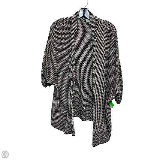 Sweater Cardigan By New York And Co In Black & White, Size: M